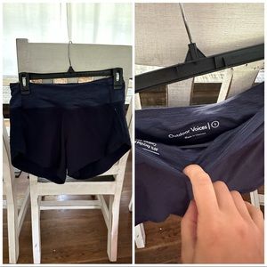 Outdoor voices navy shorts